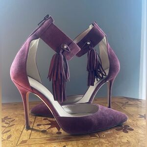 Gently worn, size 7, J, Crew suede shoe. Made in Italy